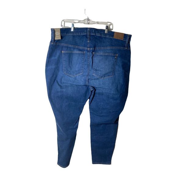Madewell Petite Curvy High-rise Skinny Jeans In Moreaux Wash Size 37 NWT - Picture 6 of 10